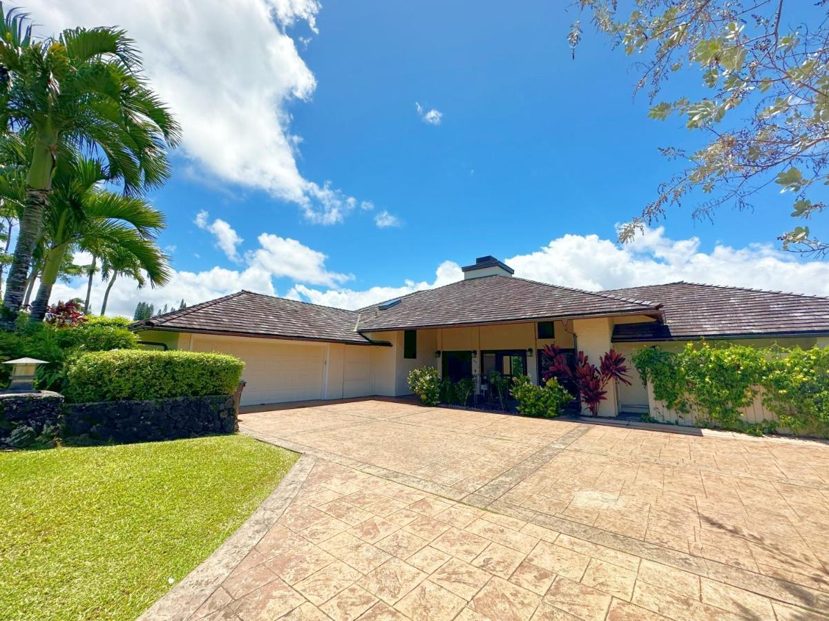 Coral Hale 5Br 3Ba Luxury Home, Ac, Hot Tub And Stunning Views Princeville Exterior photo